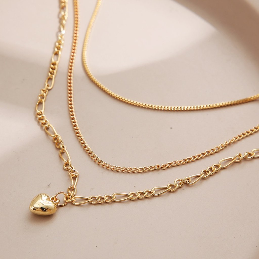 Gold Layered Necklace Gold Layered Necklace Gold Layered Necklace Gold Necklace